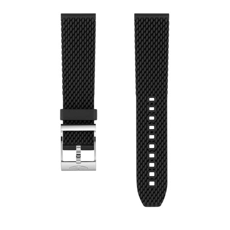 breitling kautschukband schwarz|Black Mesh Rubber Strap .